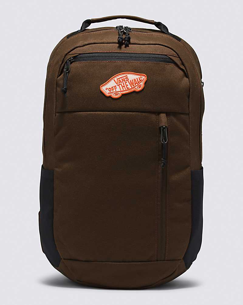 Vans Nick Michel Disorder Plus Backpack Men Backpacks Brown | LB1-3565