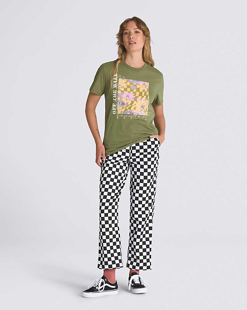 Vans No Control Boyfriend Women T Shirts Olive | LR1-9856