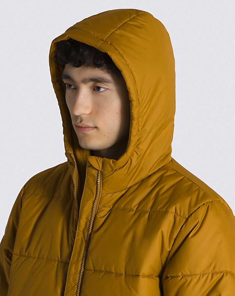 Vans Norris MTE-1 Puffer Jacket Men Jackets Gold Brown | KZ1-8166