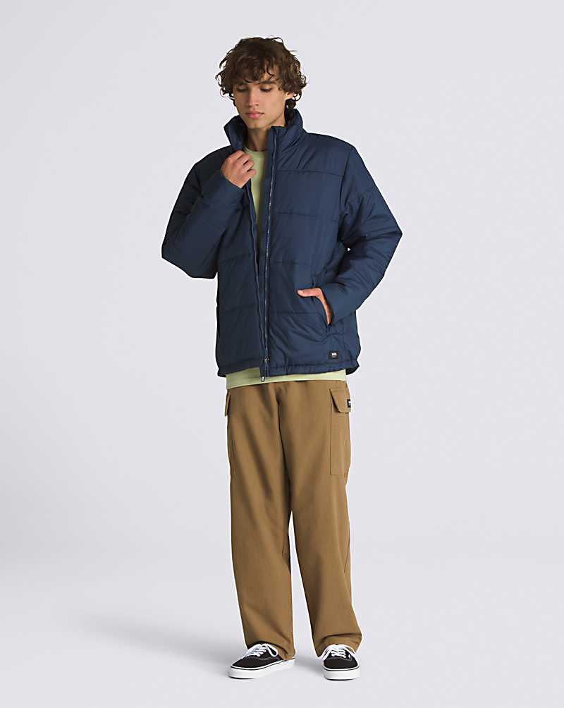 Vans Norris MTE-1 Puffer Jacket Men Jackets Blue | OG1-8097