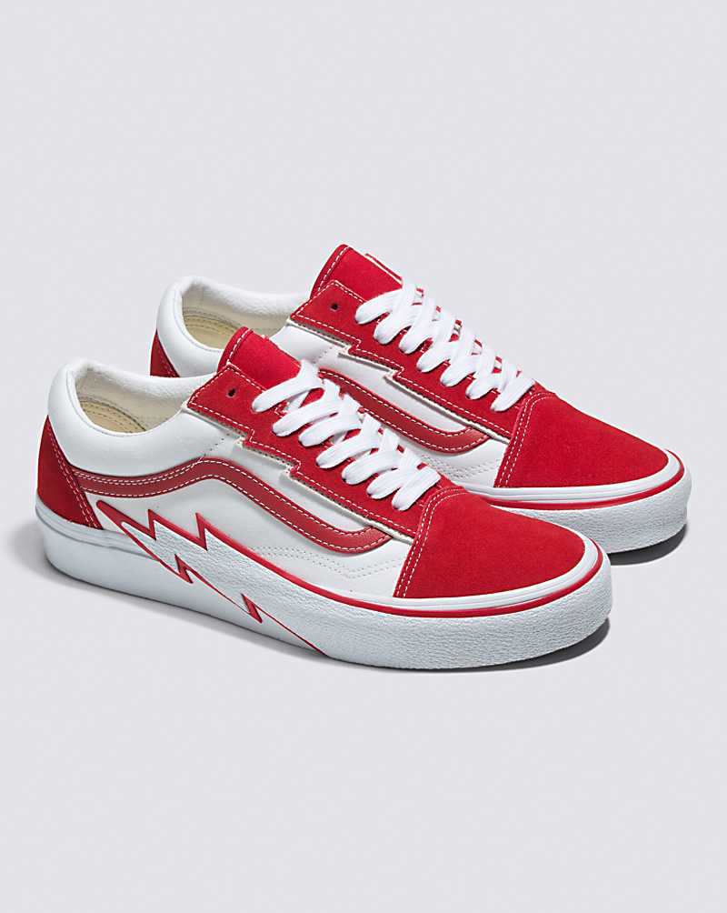 Vans Old Skool Bolt 2-Tone Shoe Men Sneakers Red / White | SC1-9490