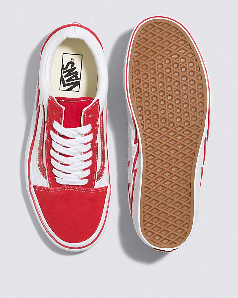 Vans Old Skool Bolt 2-Tone Shoe Men Sneakers Red / White | SC1-9490