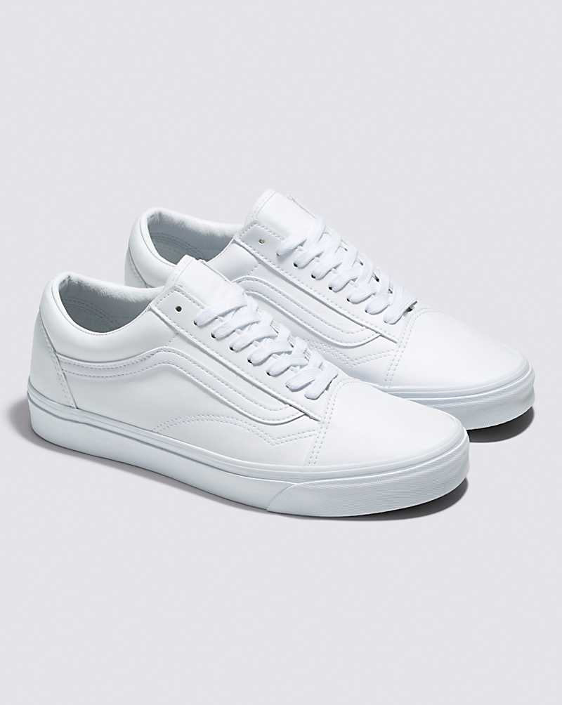 Vans Old Skool Classic Tumble Shoe Men Sneakers White | CX1-3296