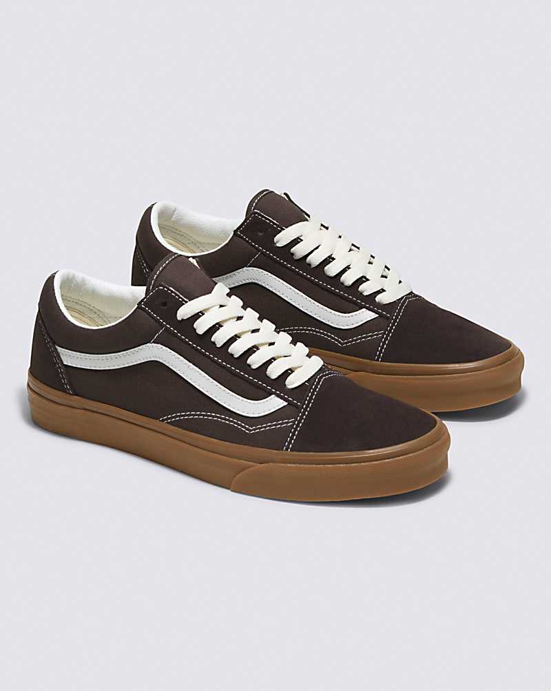 Vans Old Skool Classics Shoe Men Sneakers Brown Chocolate | AS1-9395