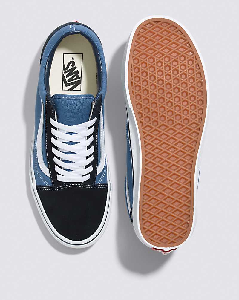 Vans Old Skool Classics Shoe Men Sneakers Navy | QC1-7614