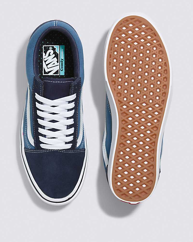 Vans Old Skool ComfyCush Shoe Men Sneakers Navy / Navy | QJ1-5728