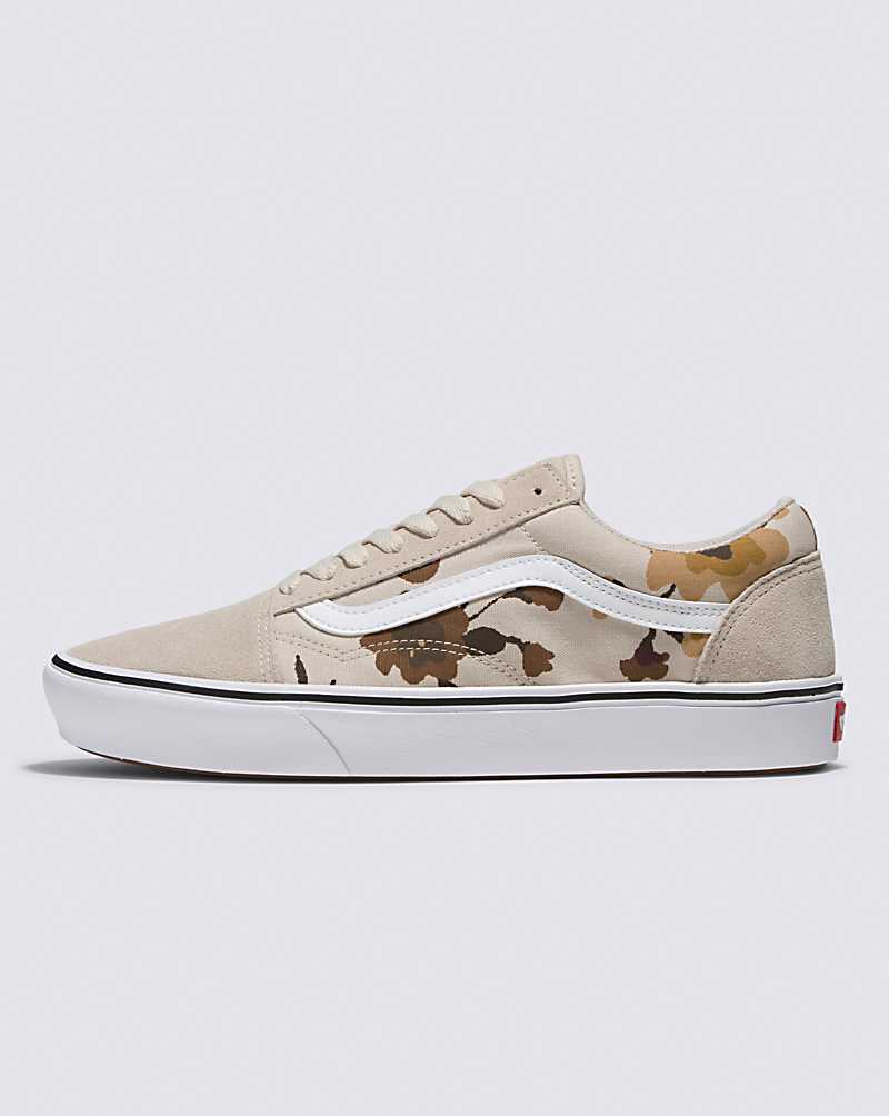 Vans Old Skool ComfyCush Shoe Women Sneakers Navy / Beige | HO1-5864