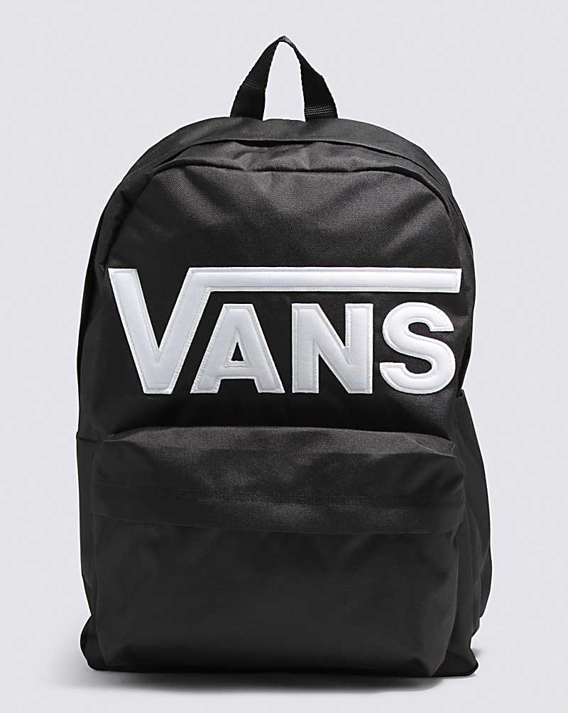 Vans Old Skool Drop V Men Backpacks Black / White | RB1-7927