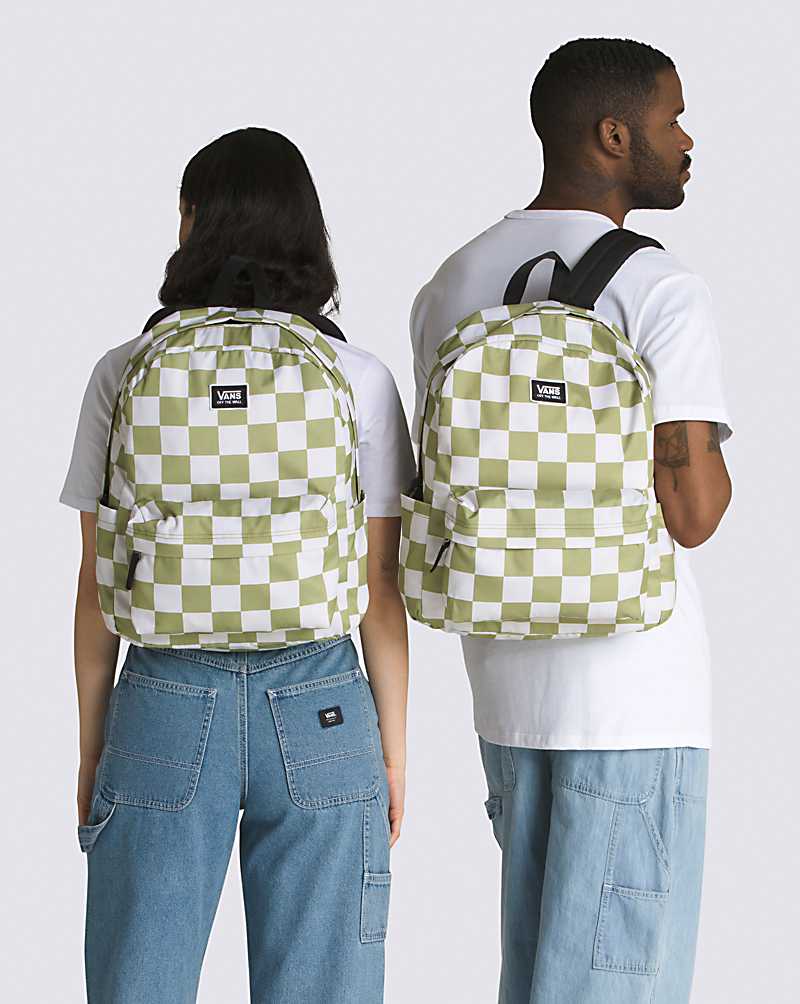 Vans Old Skool H20 Women Backpacks Green Olive | GD1-7840