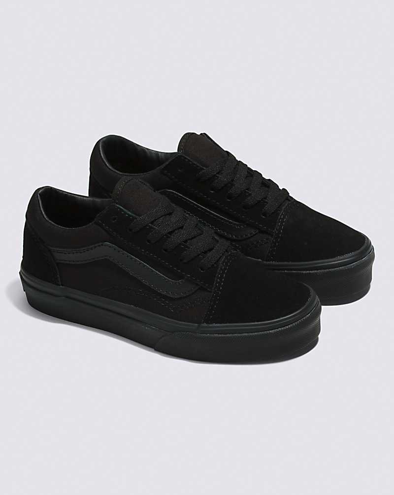 Vans Old Skool Kids' Sneakers Black / Black | PA1-6324