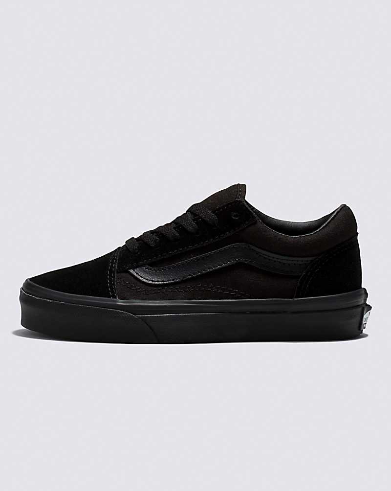 Vans Old Skool Kids\' Sneakers Black / Black | PA1-6324