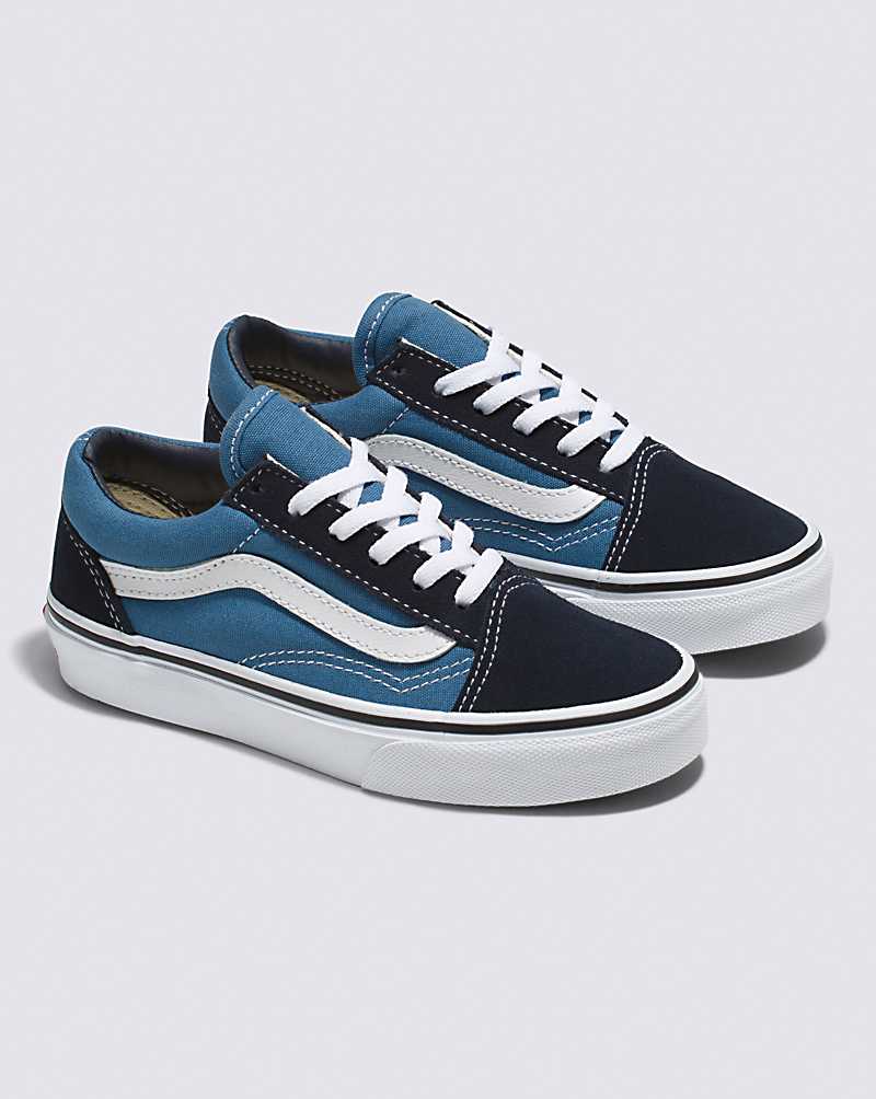 Vans Old Skool Kids' Sneakers Navy / White | EY1-3045