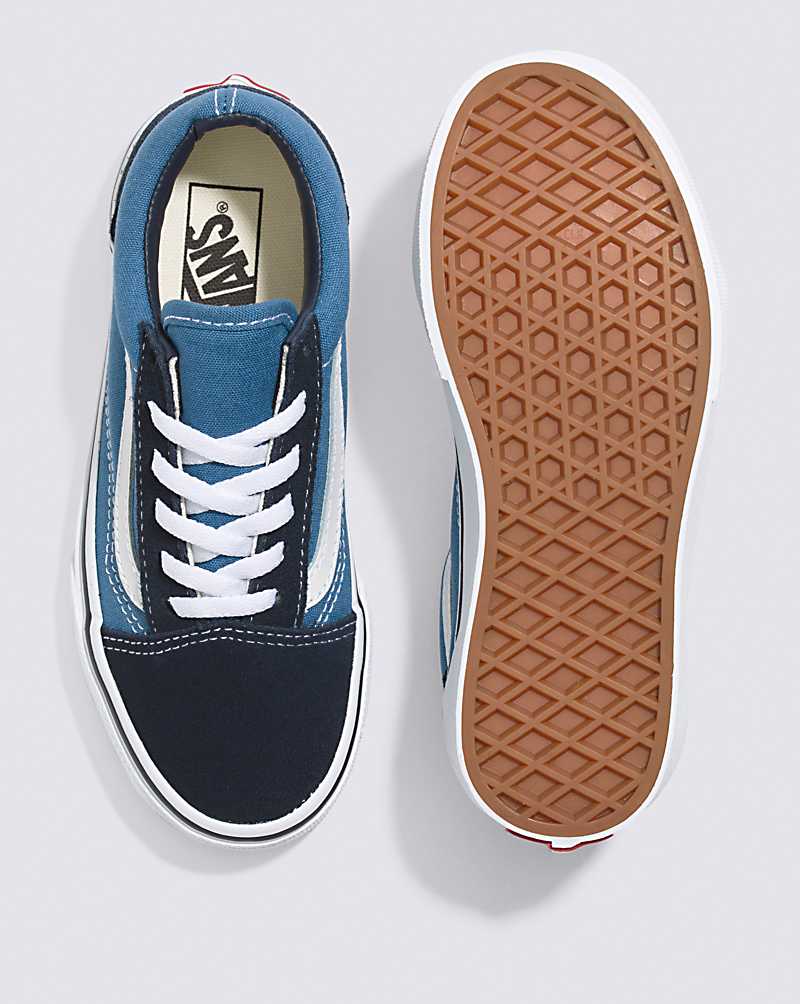 Vans Old Skool Kids' Sneakers Navy / White | EY1-3045