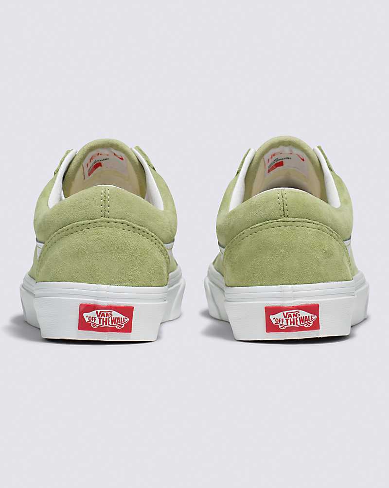 Vans Old Skool Pig Suede Shoe Women Sneakers Light Green | OF1-0272