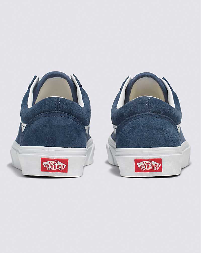 Vans Old Skool Pig Suede Shoe Women Sneakers Indigo | UV1-7846