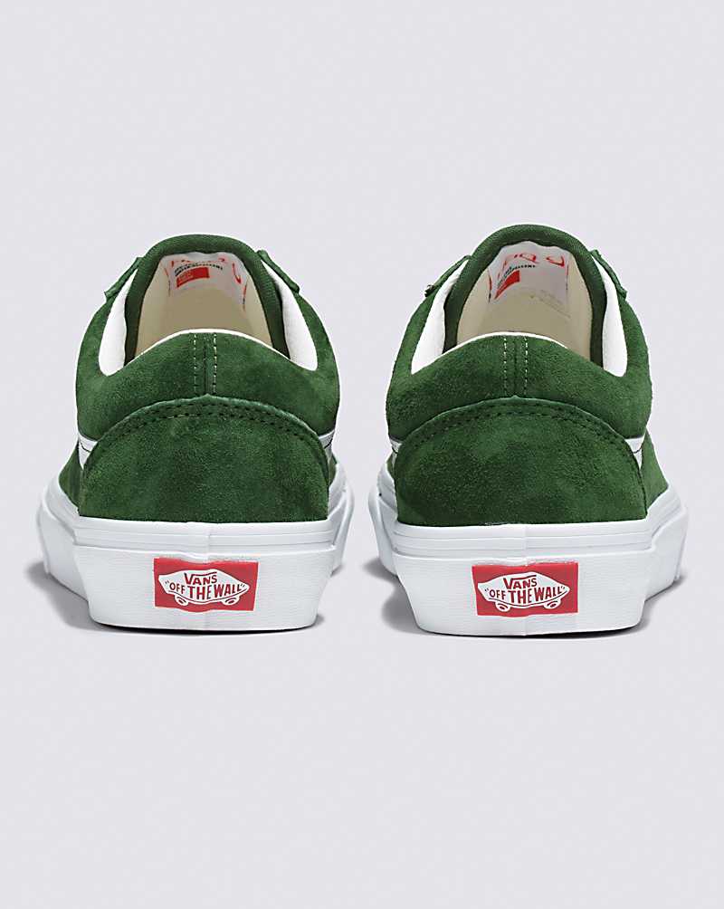 Vans Old Skool Pig Suede Shoe Women Sneakers Green | SK1-8736