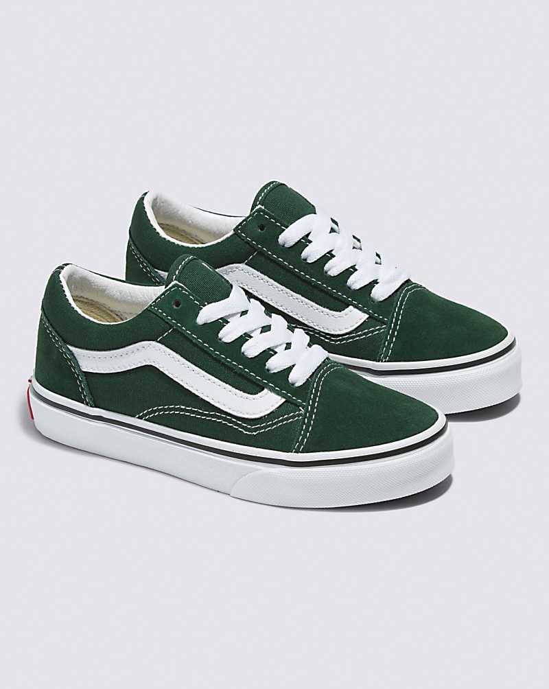 Vans Old Skool Shoe Kids' Sneakers Green | LV1-8685