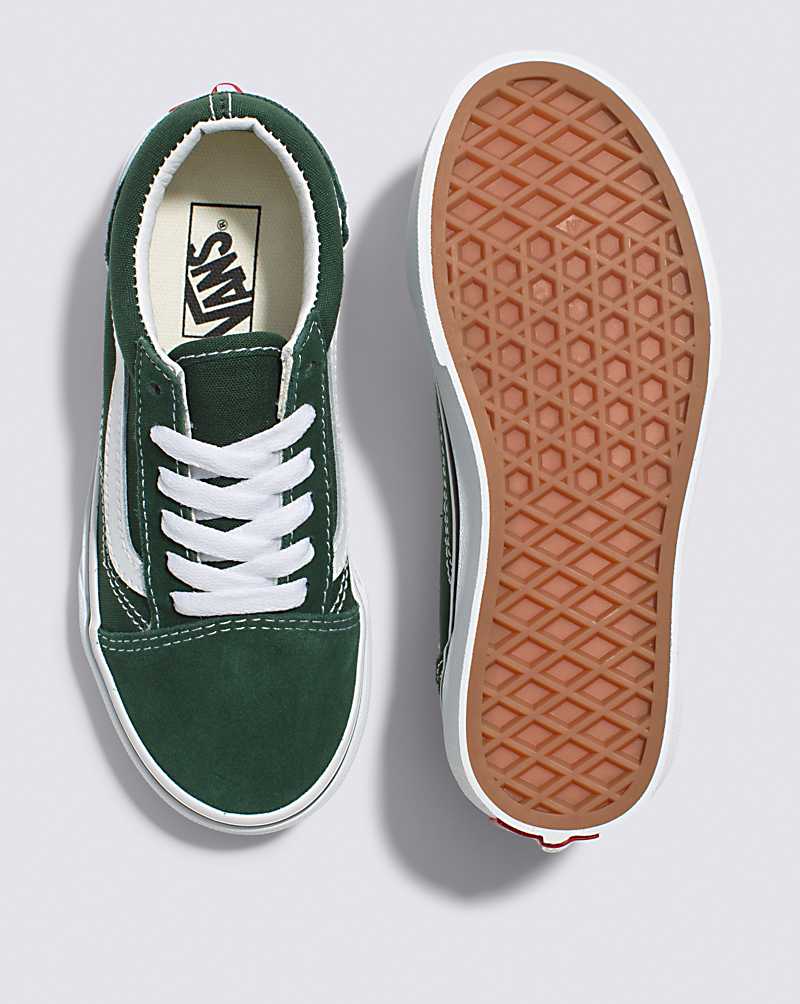 Vans Old Skool Shoe Kids' Sneakers Green | LV1-8685