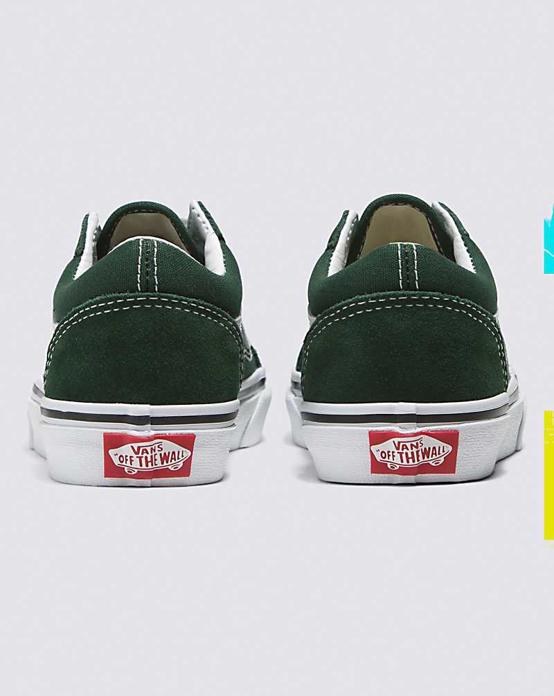 Vans Old Skool Shoe Kids' Sneakers Green | LV1-8685