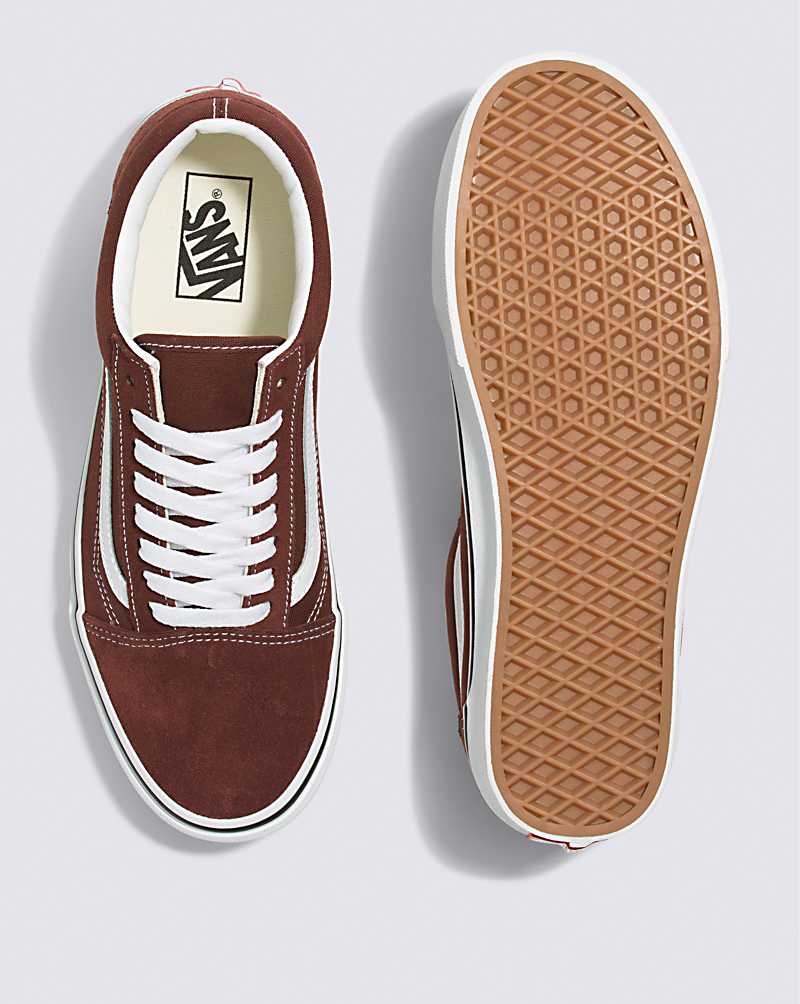 Vans Old Skool Shoe Men Sneakers Chocolate | ZD1-5376