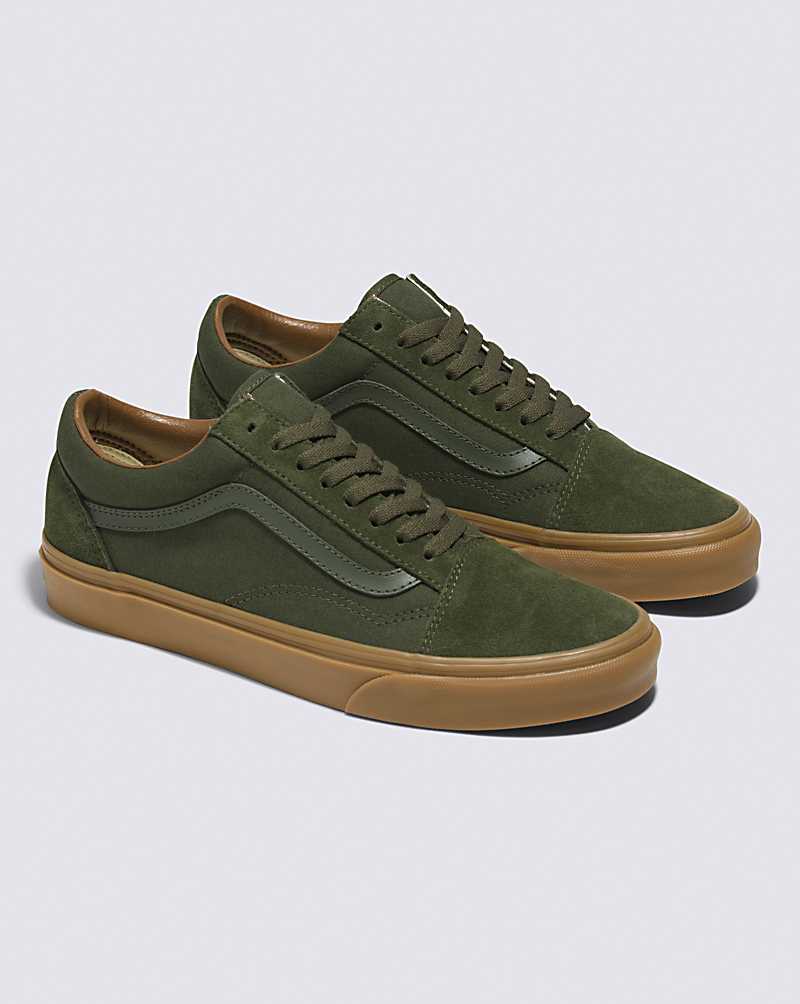 Vans Old Skool Shoe Men Sneakers Green / Brown | NO1-2562