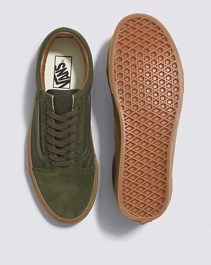 Vans Old Skool Shoe Men Sneakers Green / Brown | NO1-2562