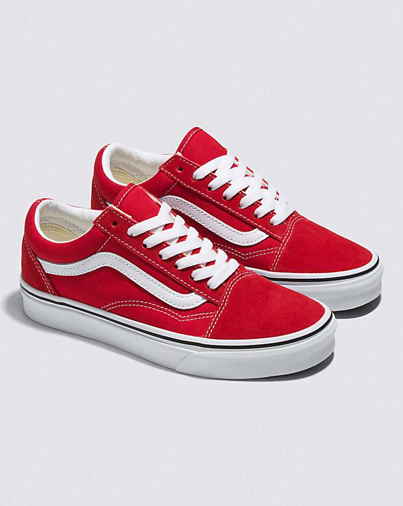 Vans Old Skool Shoe Men Sneakers Red / White | QZ1-6623