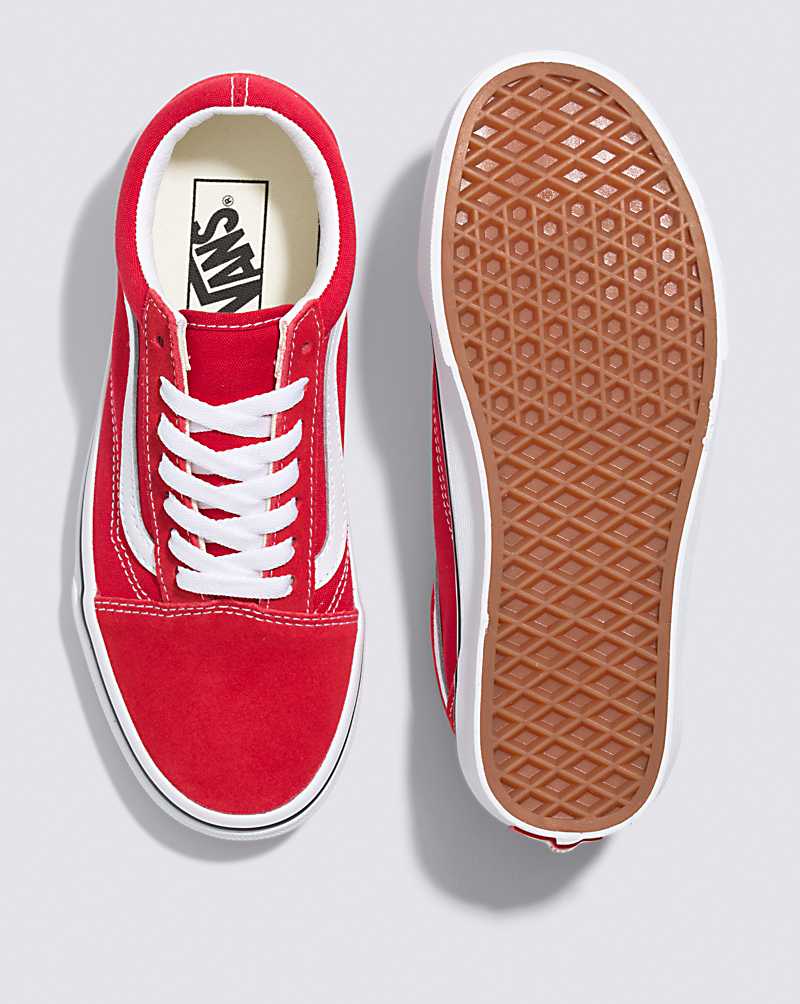 Vans Old Skool Shoe Men Sneakers Red / White | QZ1-6623