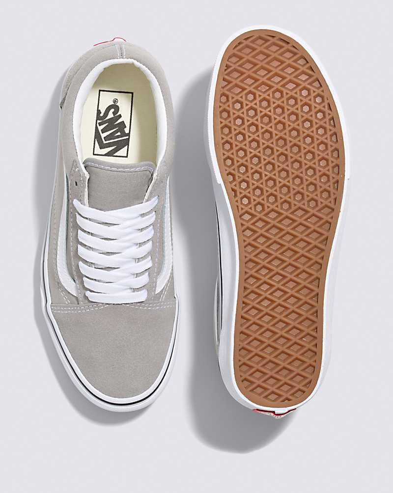 Vans Old Skool Shoe Women Sneakers Grey / White | MM1-0301