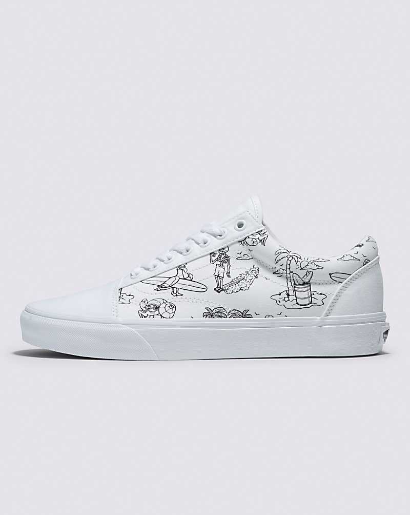 Vans Old Skool Shoe Women Sneakers White / White | BW1-9731