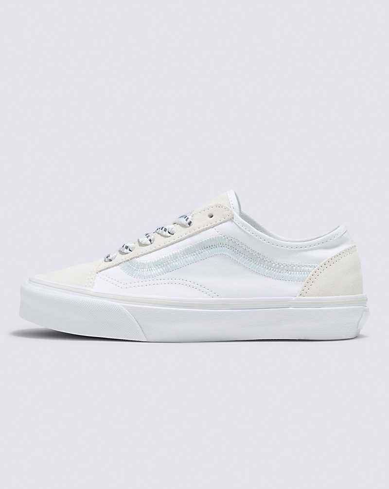 Vans Old Skool Tapered Embroidery Shoe Women Sneakers White | IQ1-8063