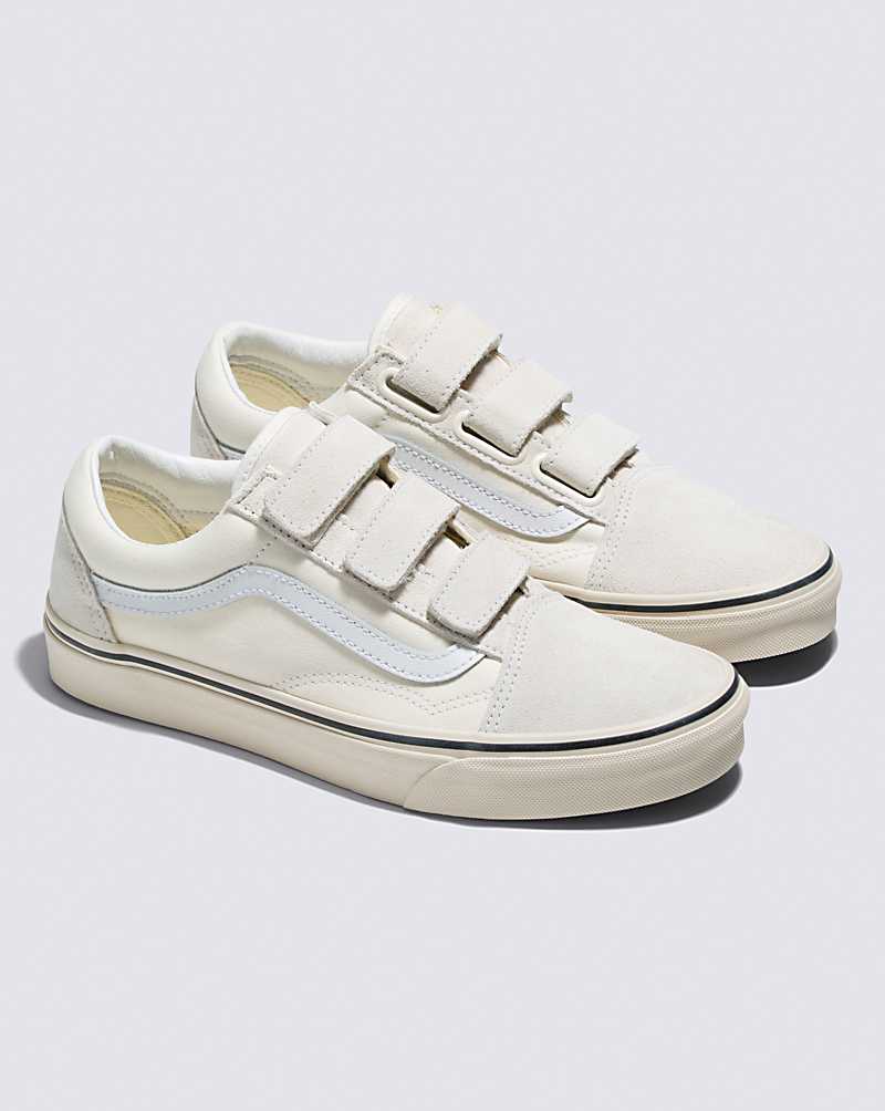 Vans Old Skool V Marshmallow/Turtledove Shoe Women Sneakers White | XI1-7696