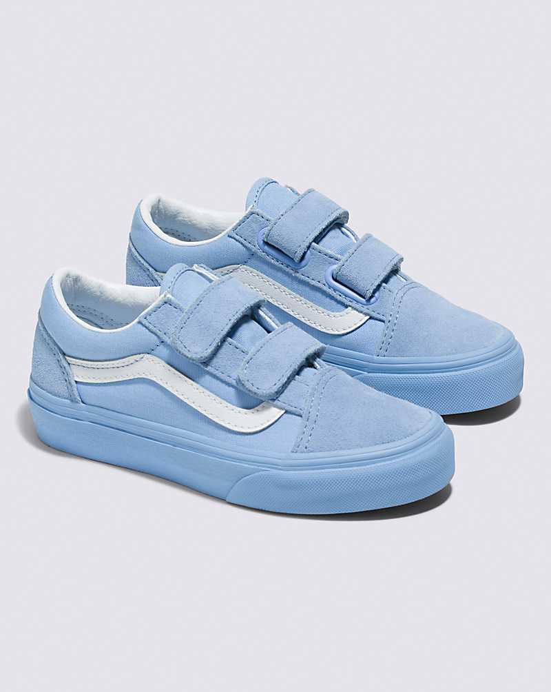 Vans Old Skool V Shoe Kids' Sneakers Blue | IX1-8085