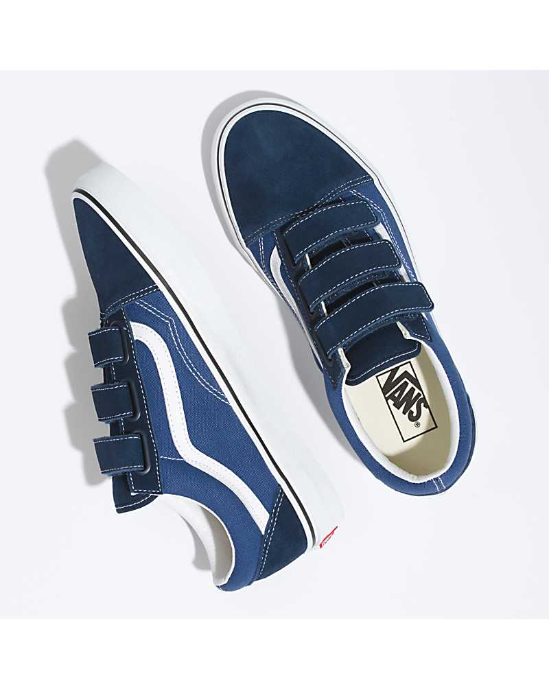 Vans Old Skool V Shoe Men Sneakers Blue / Navy | AS1-2369