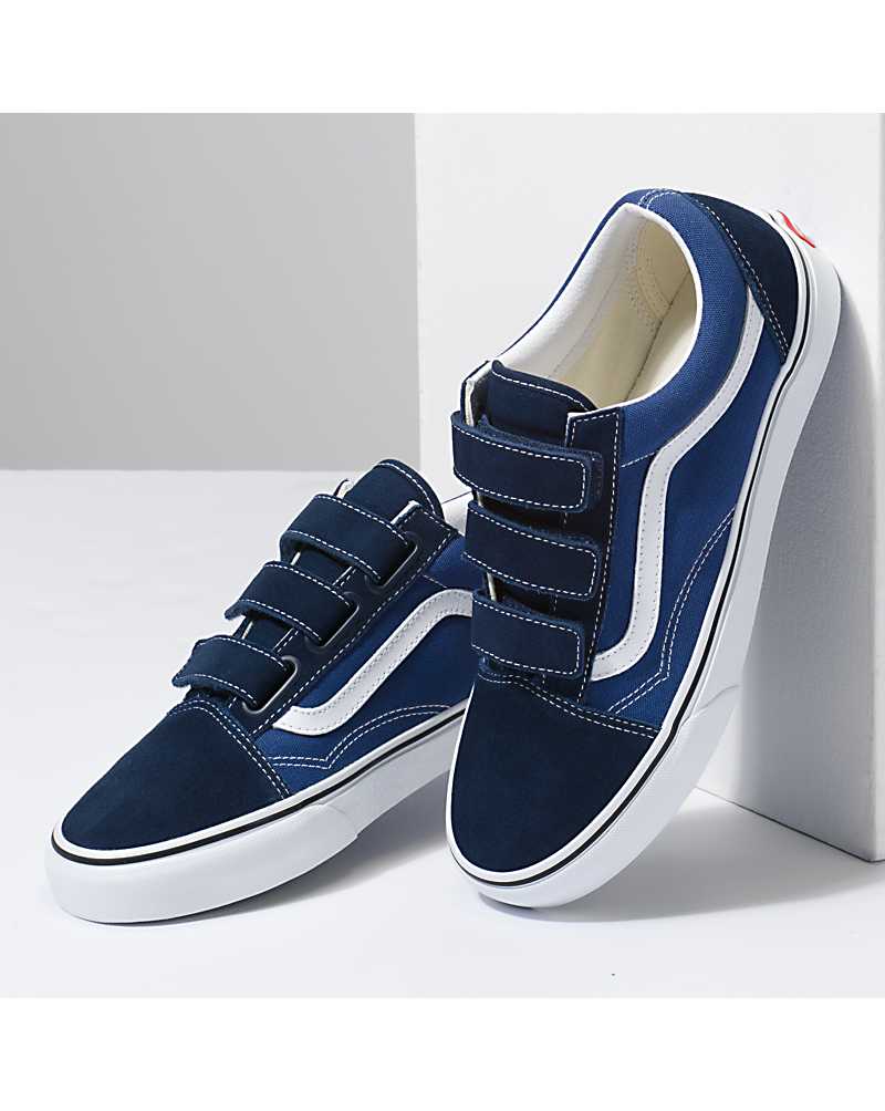 Vans Old Skool V Shoe Men Sneakers Blue / Navy | AS1-2369