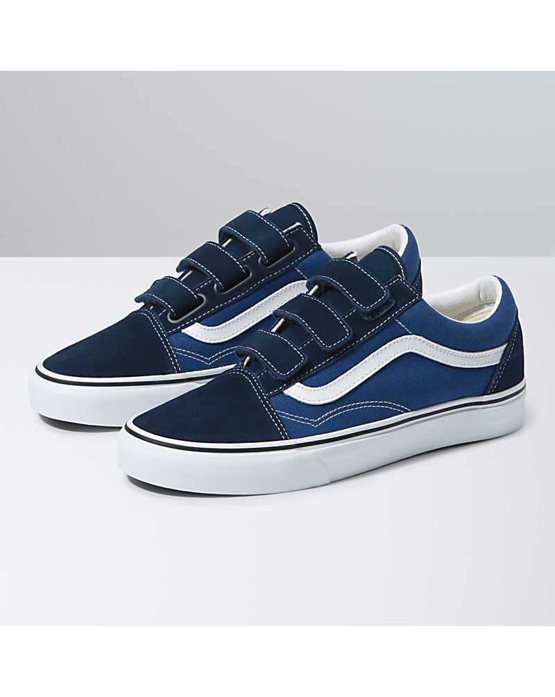 Vans Old Skool V Shoe Men Sneakers Blue / Navy | AS1-2369