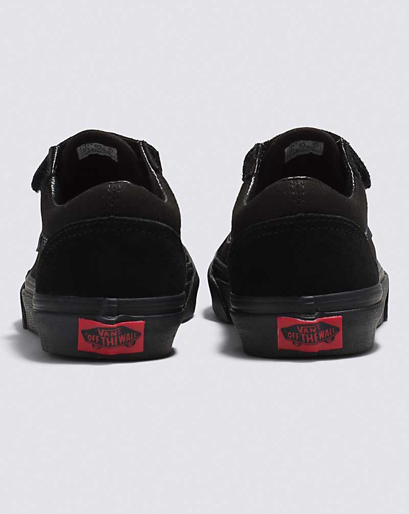 Vans Old Skool V Shoes Kids' Sneakers Black / Black | VG1-4209