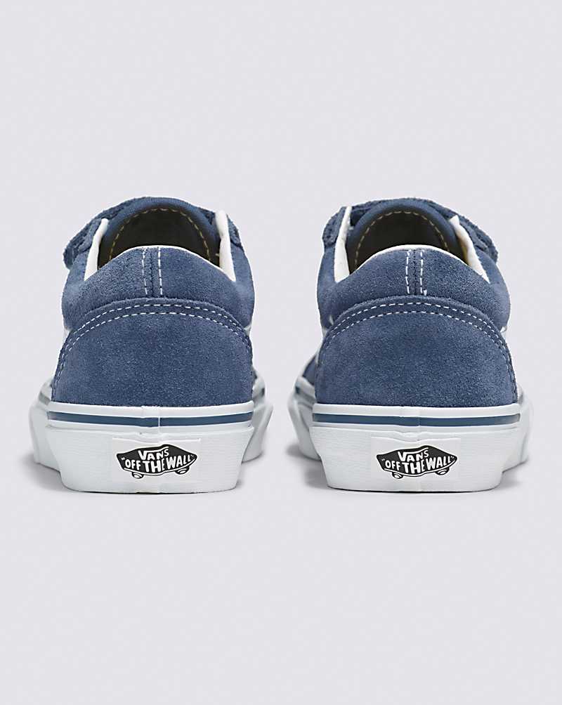 Vans Old Skool V Suede Shoe Kids' Sneakers Indigo | MV1-1825