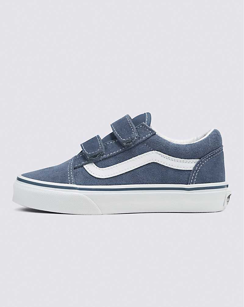 Vans Old Skool V Suede Shoe Kids\' Sneakers Indigo | MV1-1825