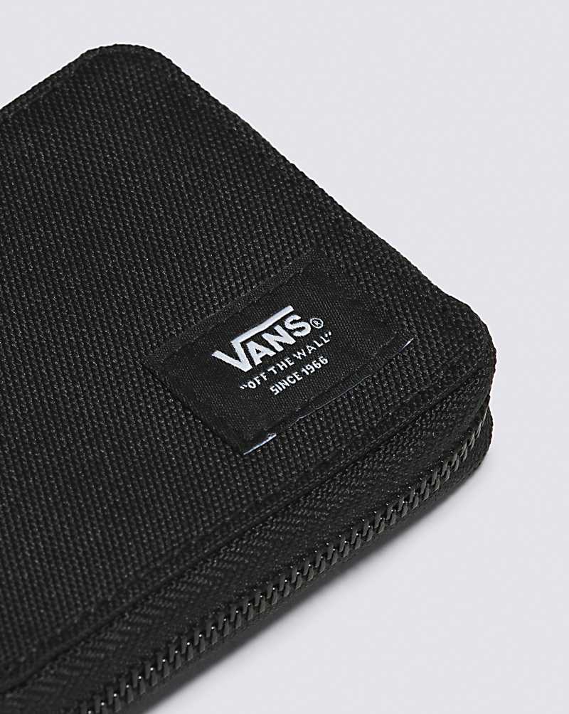 Vans Ordway Zip Men Wallets Black | YT1-7792