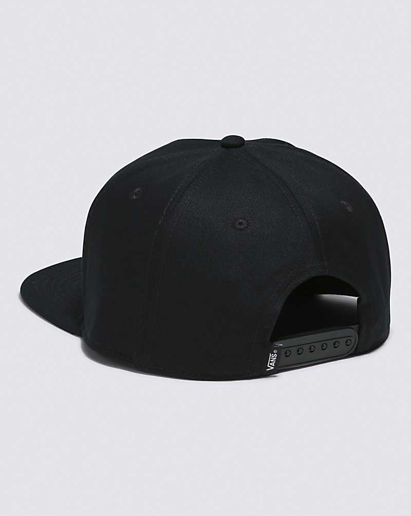 Vans Original Check Snapback Men Hats Black | VA1-3698