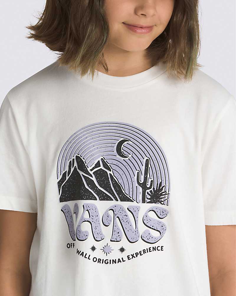 Vans Original Experience Boyfriend Kids' T Shirts White | BO1-5028