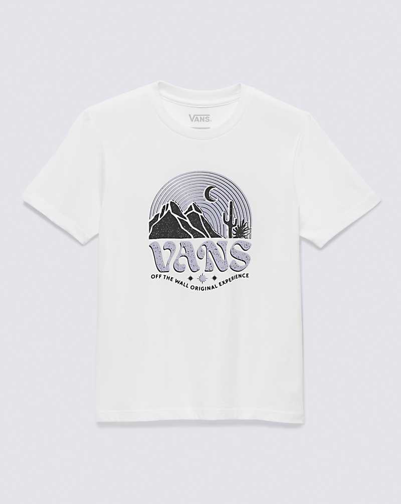 Vans Original Experience Boyfriend Kids' T Shirts White | BO1-5028