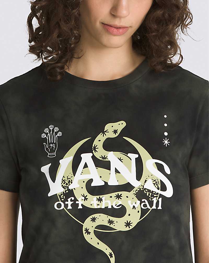 Vans Otherworld Crew Women T Shirts Deep Green | KT1-1754