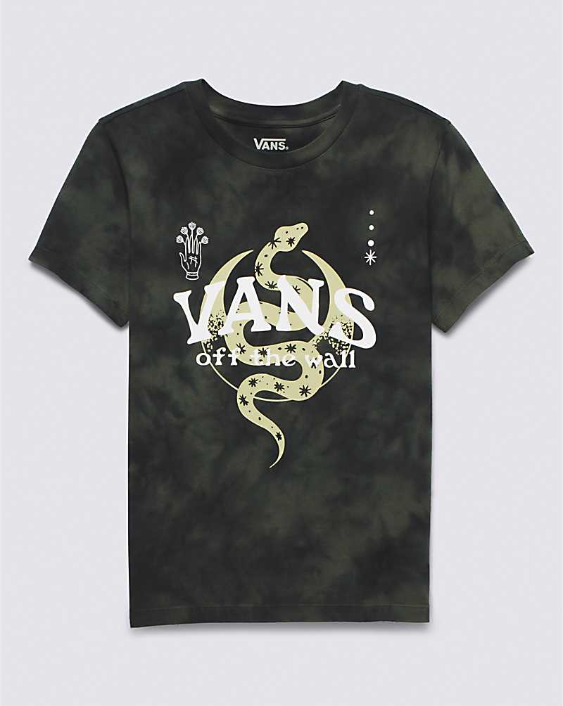 Vans Otherworld Crew Women T Shirts Deep Green | KT1-1754