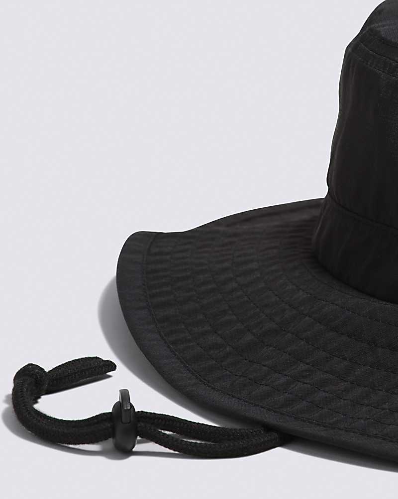 Vans Outdoors Boonie Nylon Bucket Men Hats Black | SH1-7880