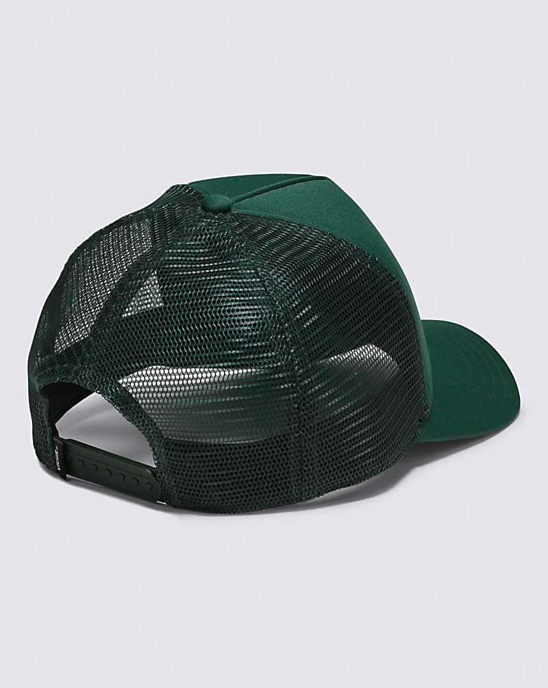 Vans Outer Limits Trucker Men Hats Dark Green | OC1-1677