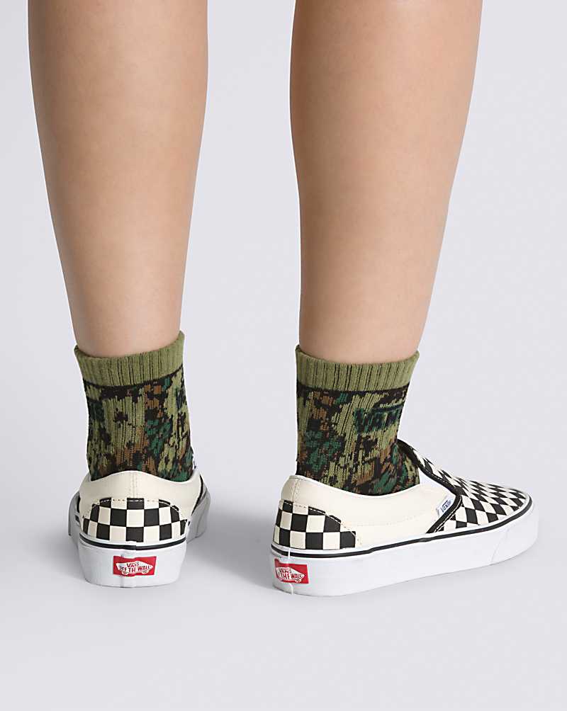 Vans PNP Half Crew Women Socks Green | JF1-1004