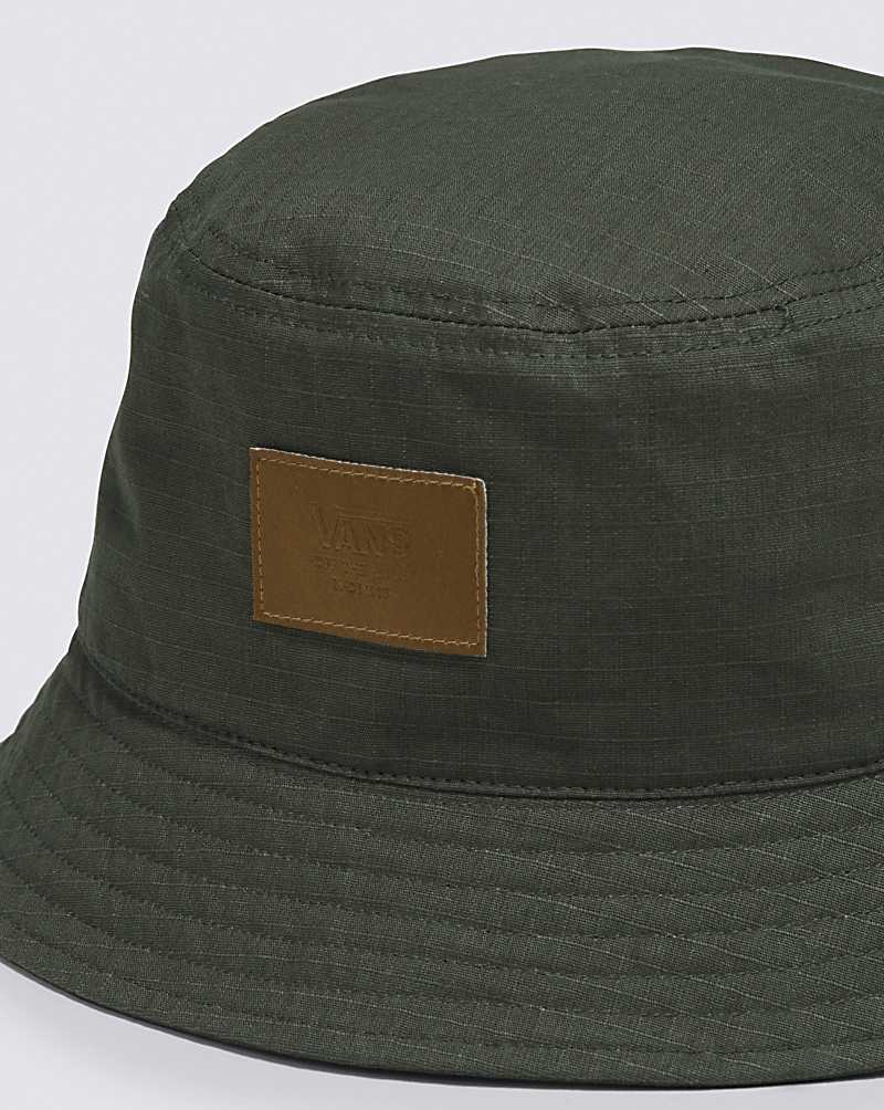 Vans Patch Bucket Men Hats Deep Green | NL1-7216