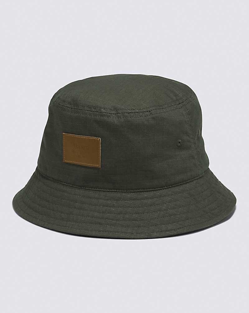 Vans Patch Bucket Men Hats Deep Green | NL1-7216